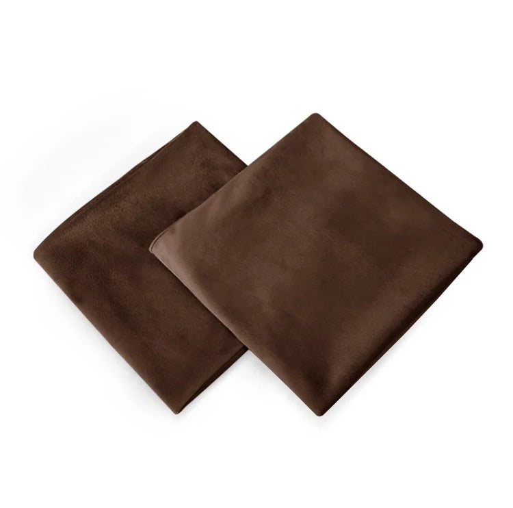 Brown-Velvet Cushion Covers