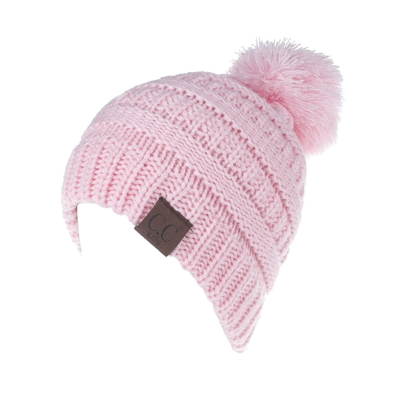 New Men's And Women's Wool Hat Knitted Hat Labeling Wool Ball Fur Ball Hat 11 Colors