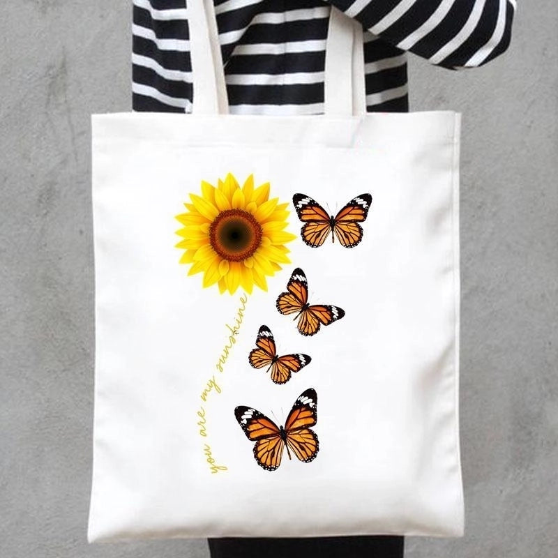 Women's Minimalist Butterfly Shopping Bags