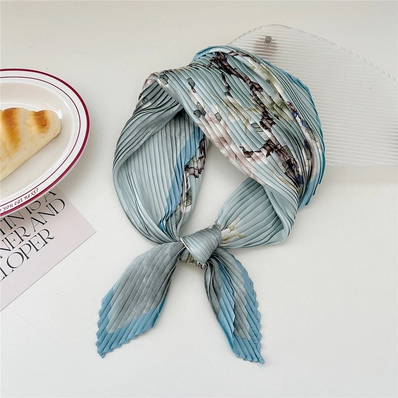 Women's Casual Minimalist Flower Polyester Printing Scarf