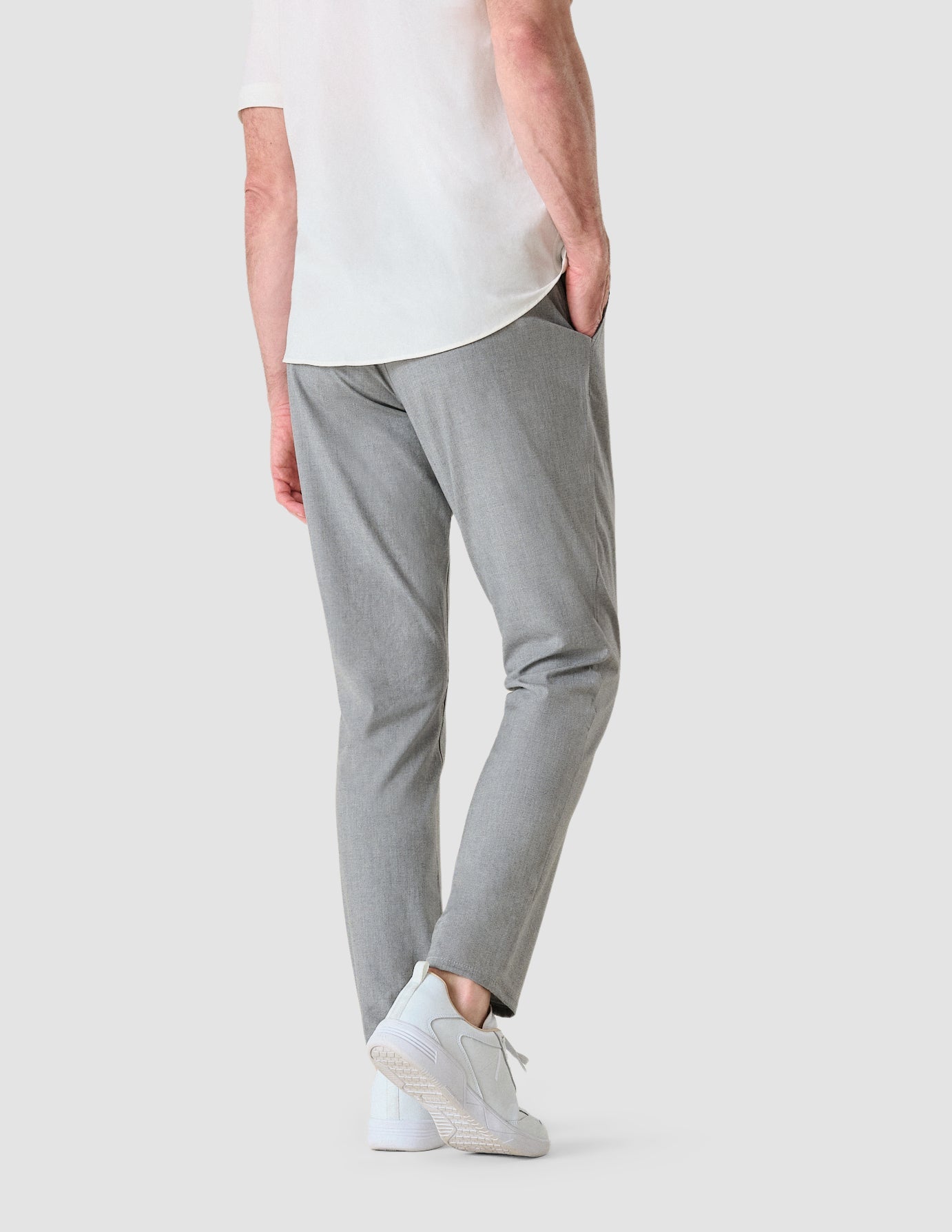 Tech Linen Pants Charcoal
