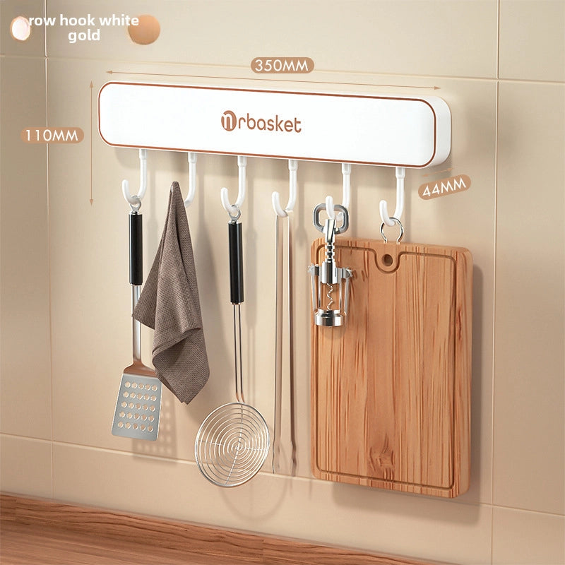Knife Holder Wall-mounted Household Kitchen Supplies Knife Holder Knife Hook Integrated Storage Rack Multifunctional Kitchen Knife Storage Rack