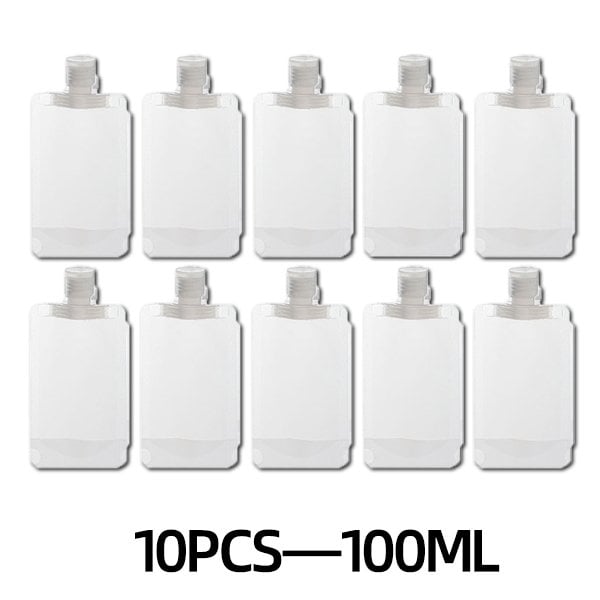 (🌷Summer SALE ) Portable Travel Fluid Makeup Packing Bag(10 Pcs