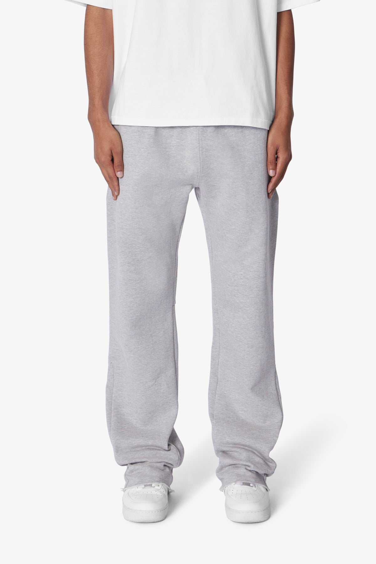 Heavy Every Day Bootcut Sweatpants - Marled Grey