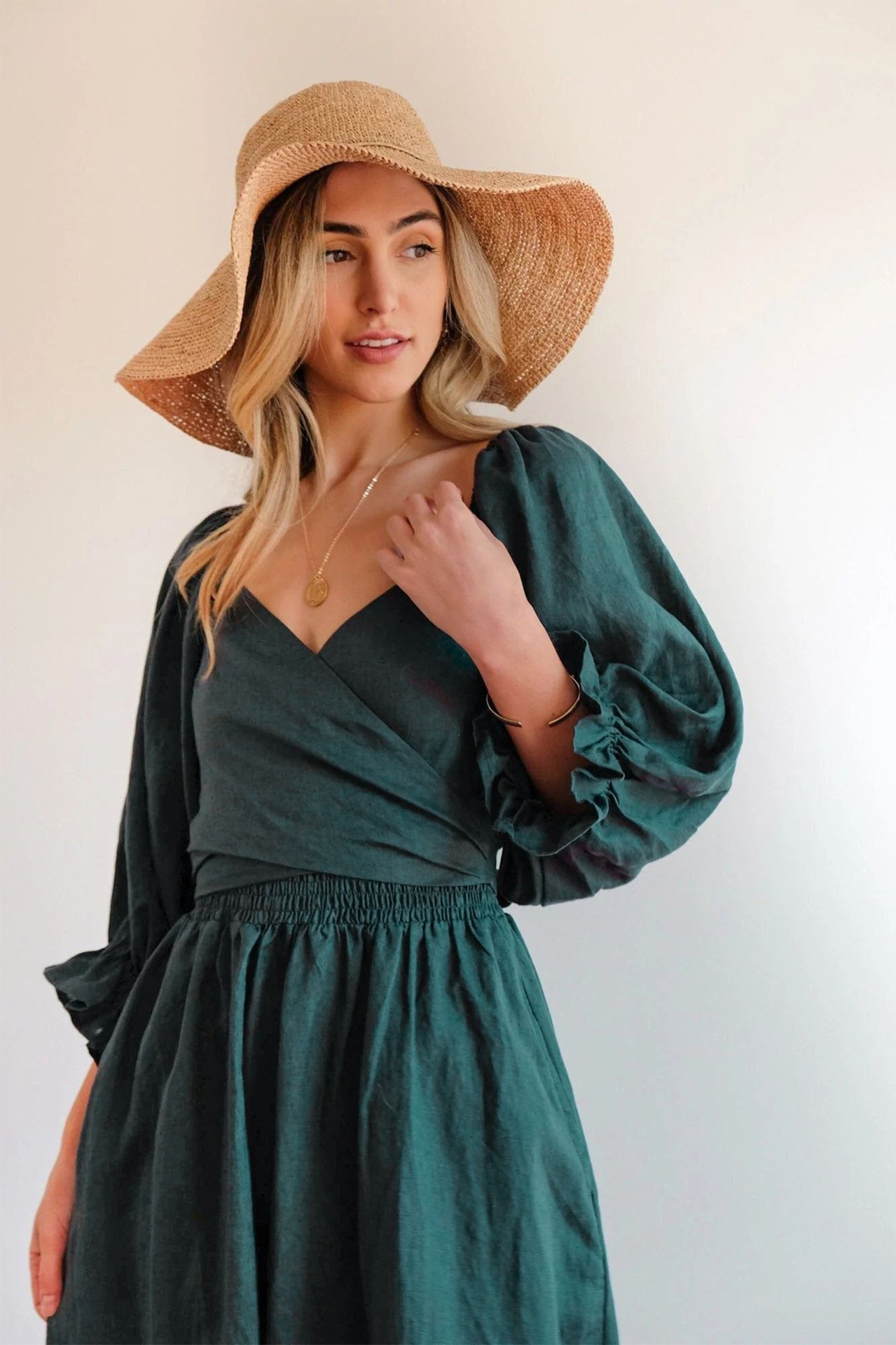 🏖️FRENCH RUFFLED LANTERN SLEEVES MULTI-WEAR DRESS🔥HOT SALE 49% OFF