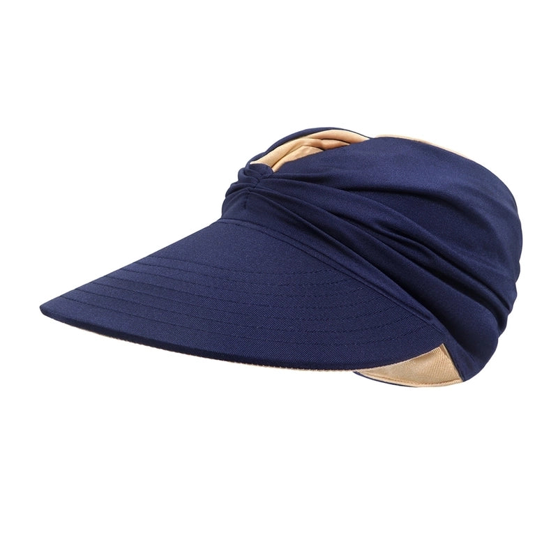 Women's Minimalist Color Block Flat Eaves Sun Hat
