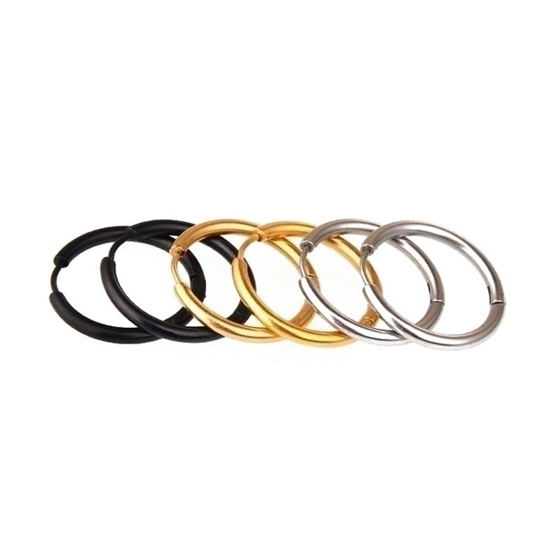 1 Piece Minimalist Geometric Plating Stainless Steel Earrings