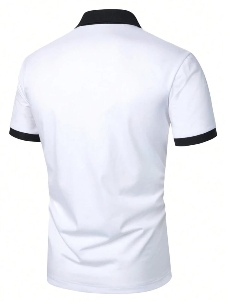 MENS COLOUR BLOCK SHORT SLLEVES POLO SHIRT