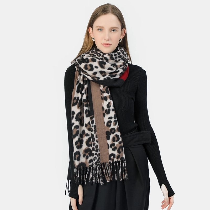 Women's Ethnic Style Color Block Polyester Printing Shawl