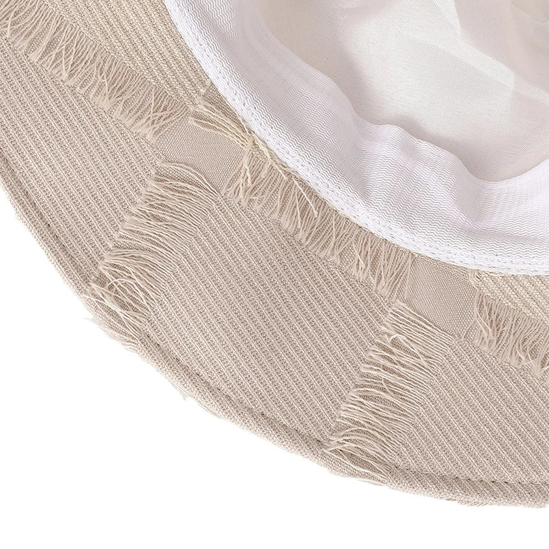 Unisex Casual Minimalist Solid Color Wide Eaves Bucket Hat