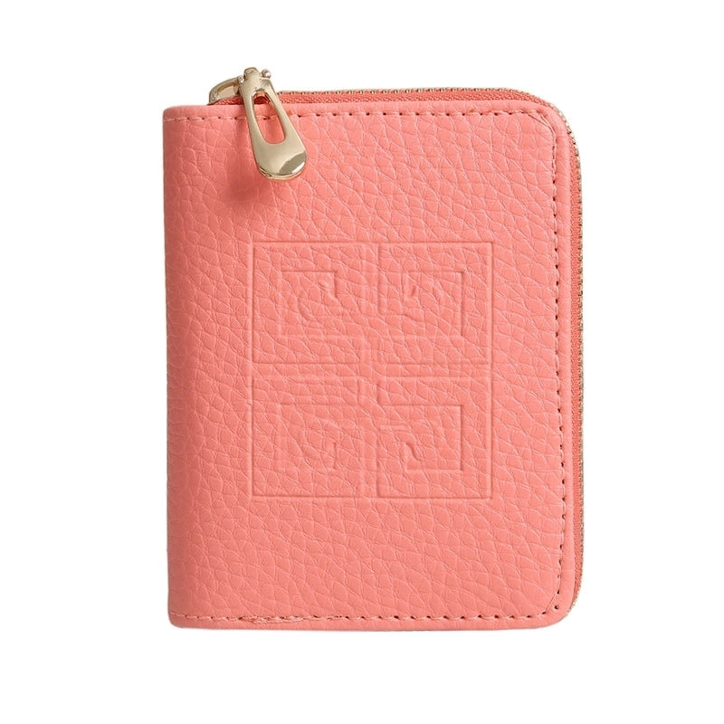 Korean Lychee Pattern Small Wallet