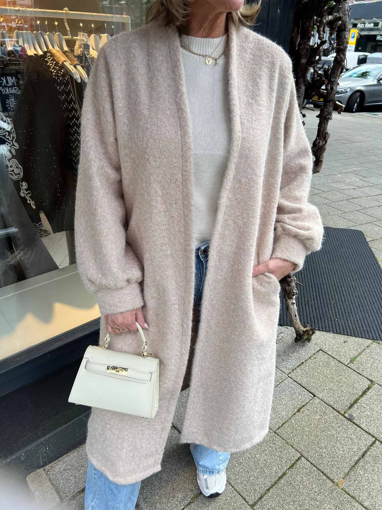 Lou Lou Jacket Long Beige