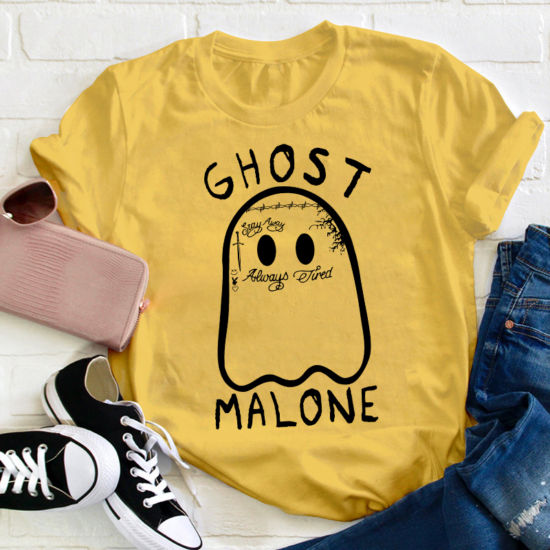 Ghost Malone Teacher T-Shirt