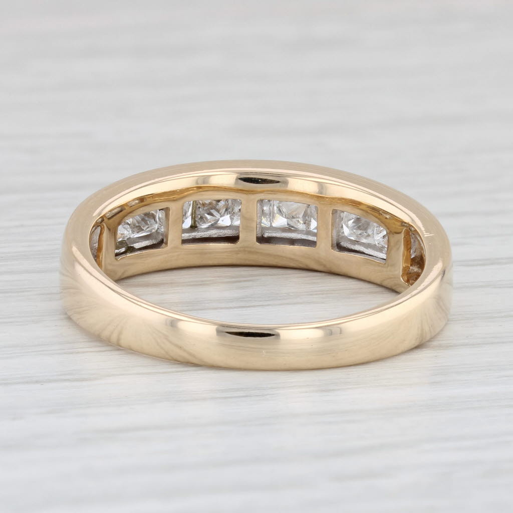 1.25ctw Diamond Men's Wedding Band 14k Yellow Gold Size 13 Ring