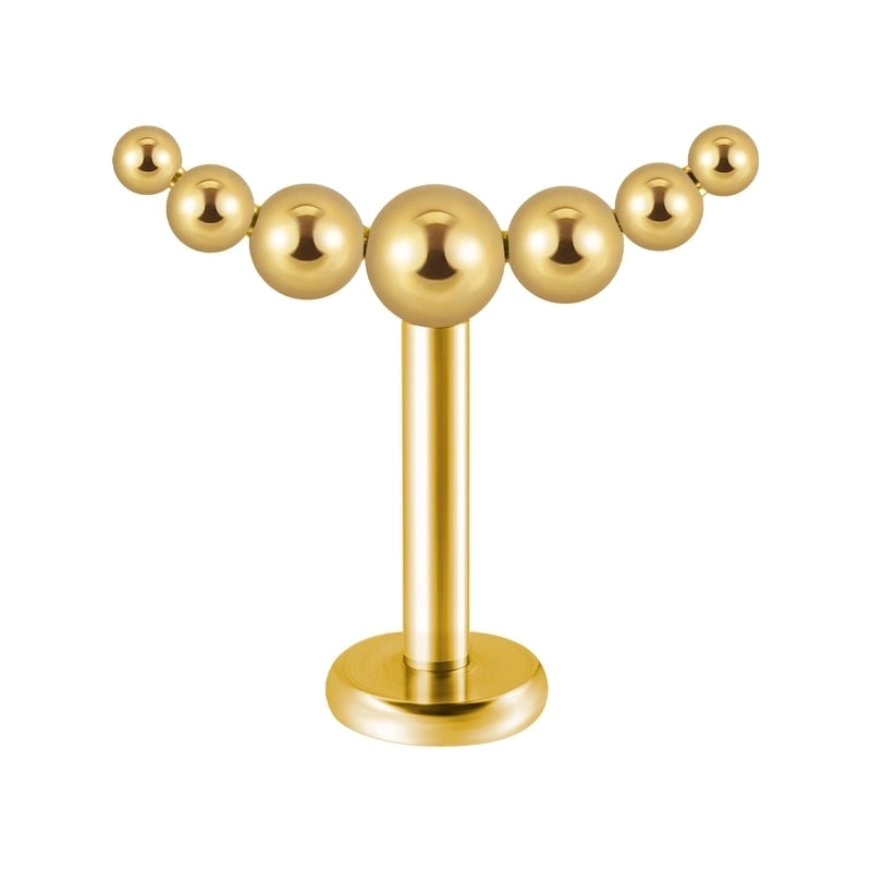 1 Piece Ear Cartilage Rings & Studs Elegant Minimalist Artistic Solid Color 304 Stainless Steel Plating 18K Gold Plated