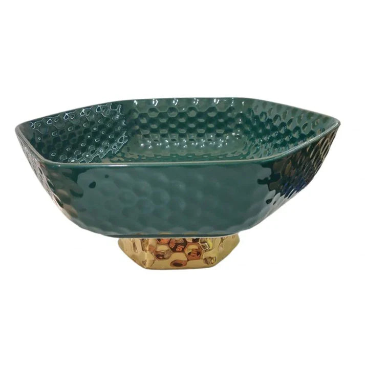 10 Iinch Fruit Bowl Star Shape Golden Bottom