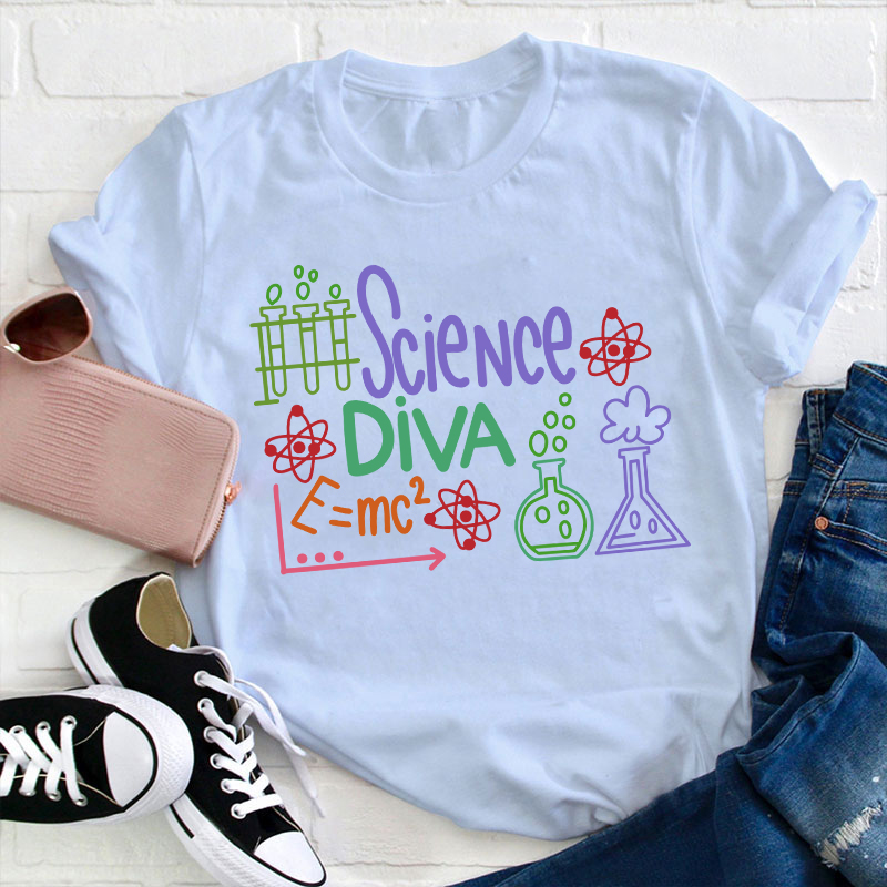 Science Diva Teacher T-Shirt