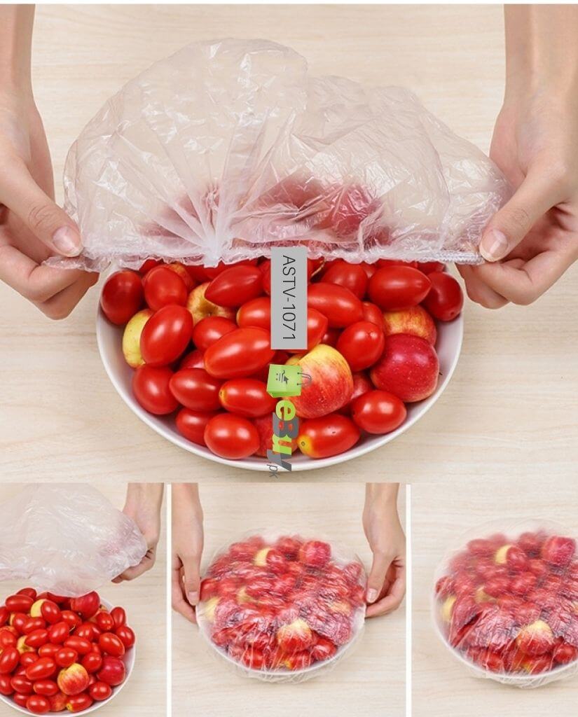 Reusable Disposable Food Cover Plastic Wrap Durable Elastic Food Lids Fruit Vegetable Storage Bag Elastic Bag Kitchen Fresh Rs 699