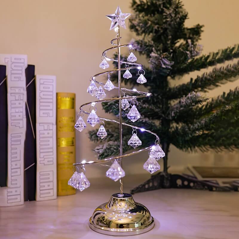 Crystal Christmas Tree Night Light