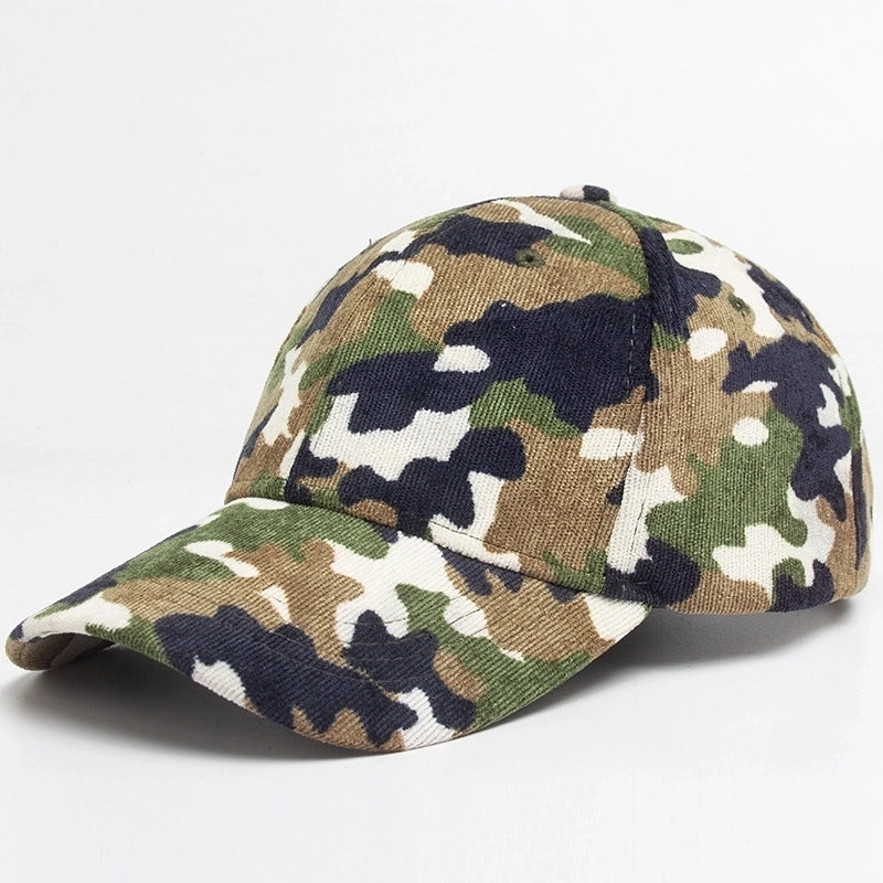 Unisex Basic Color Block Curved Eaves Baseball Cap