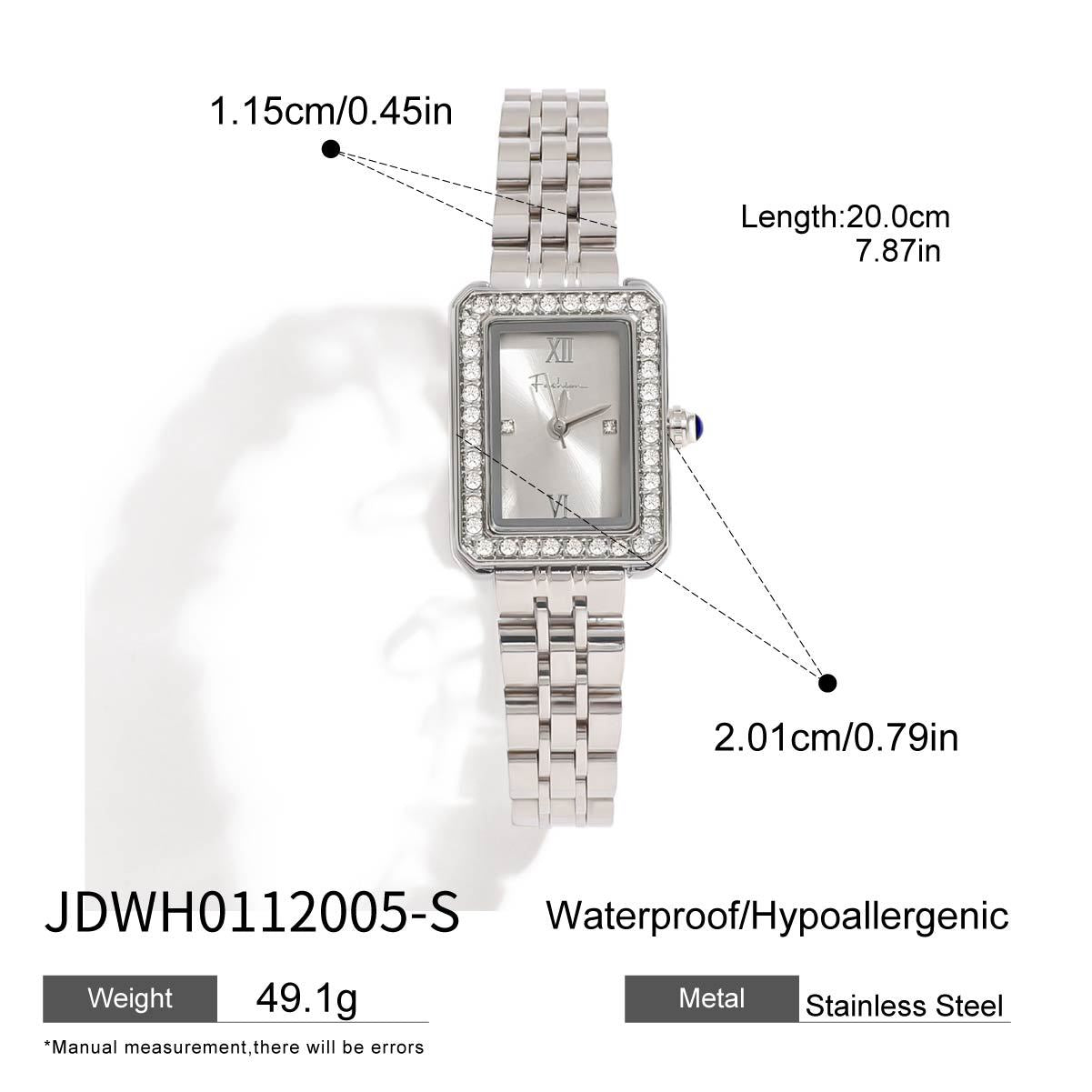 Jie Ding Stainless Steel Rhinestone Ring Titanium Steel Jewelry Hot Sale Female Ring