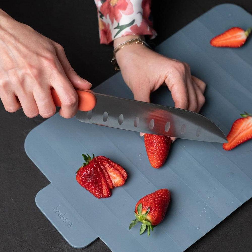 Roll and Expand Cutting Board - Blue Grey