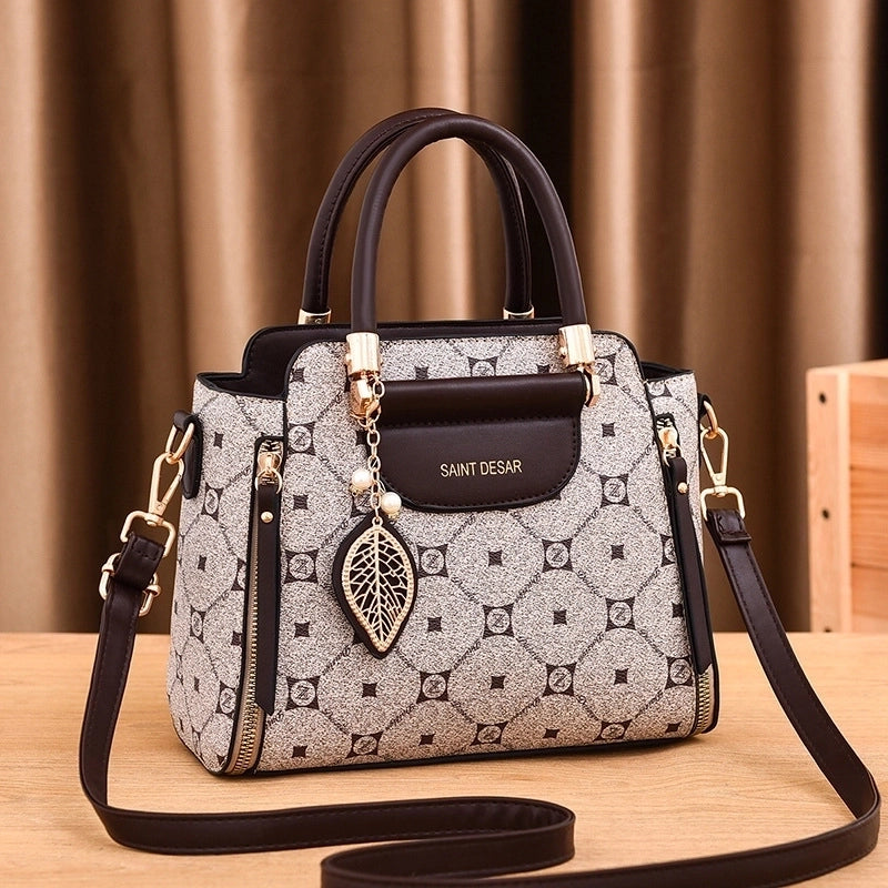 Women's Medium All Seasons Pu Leather Vintage Style Handbag