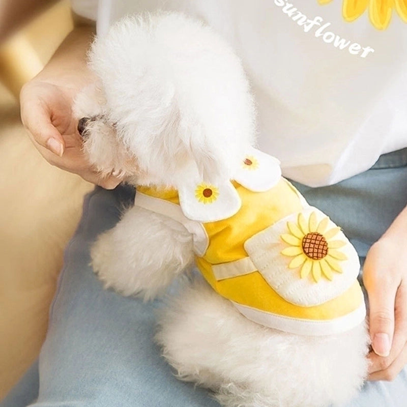 Cute Thin Breathable Pet Puppy Cat Clothes