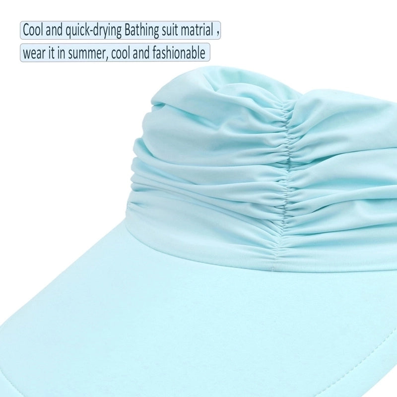 Women's Minimalist Solid Color Big Eaves Sun Hat
