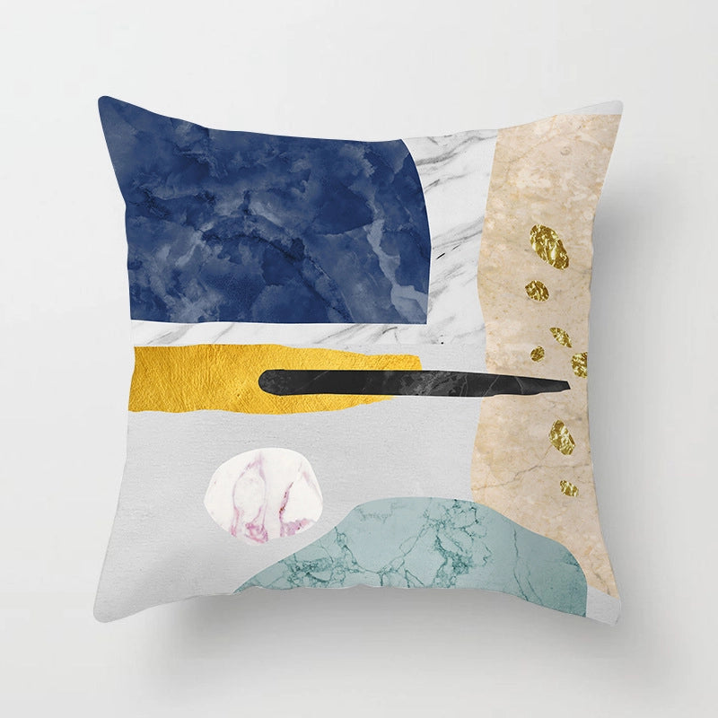 Minimalist Letter Polyester Pillow Cases Couch & Sofa Decor