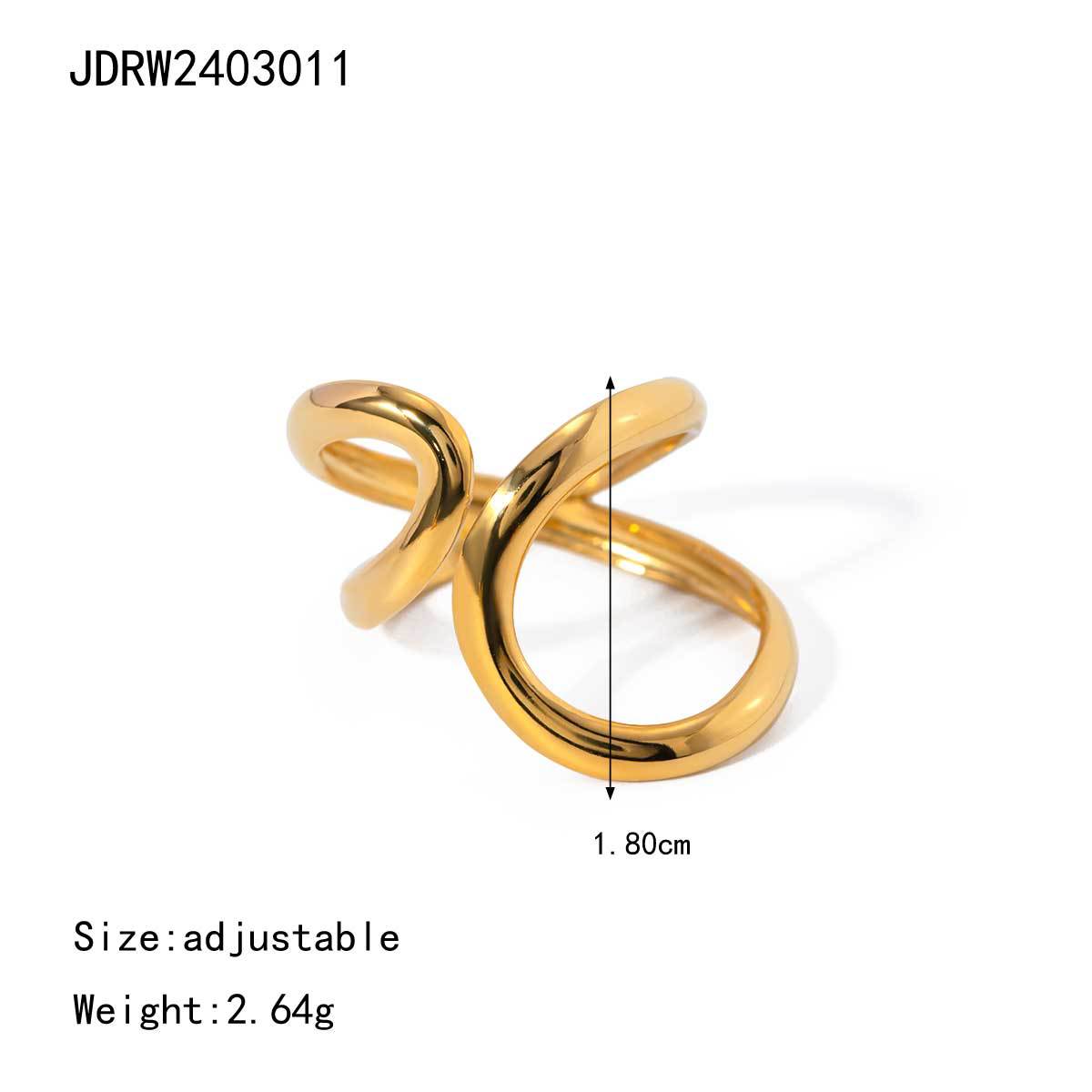 Stainless Steel Titanium Steel Ring Female Niche Design Ring Jewelry Rings