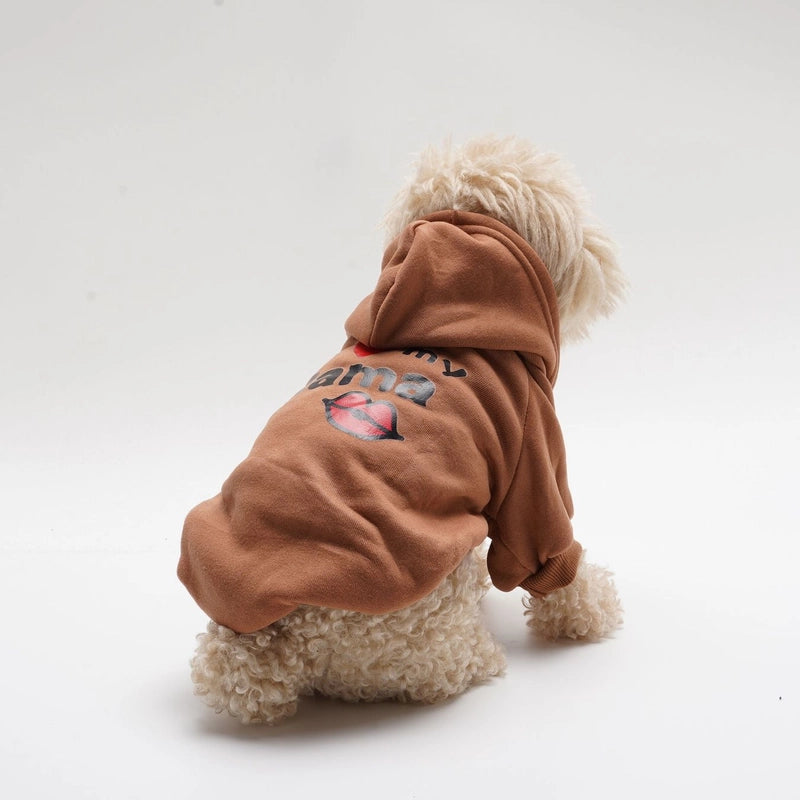 Minimalist Polyester Solid Color Pet Clothing