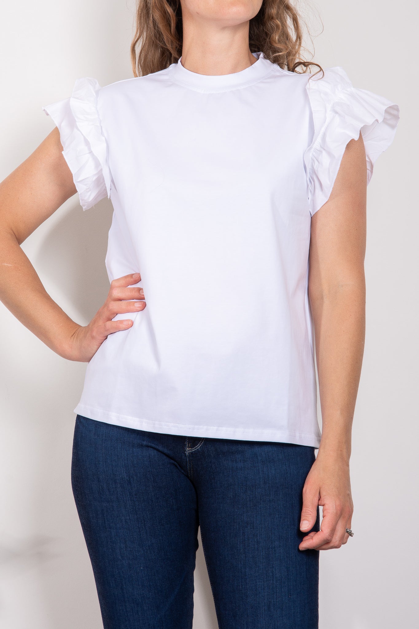 Alexandra Bjorn Ruffle T-shirt