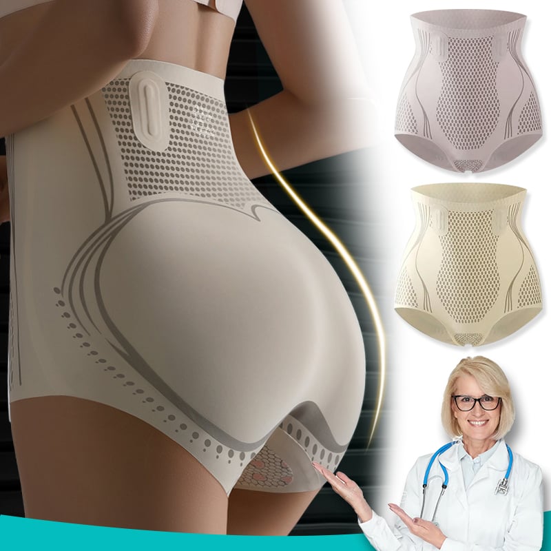 Ice Silk Ion Fibre Repair Shaping Shorts. Tummy Control Underpants