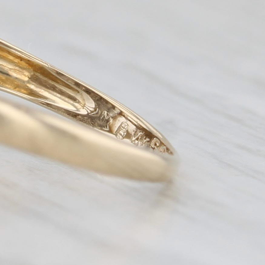 0.50ctw Diamond Cluster Halo Ring 14k Yellow Gold Size 7.5