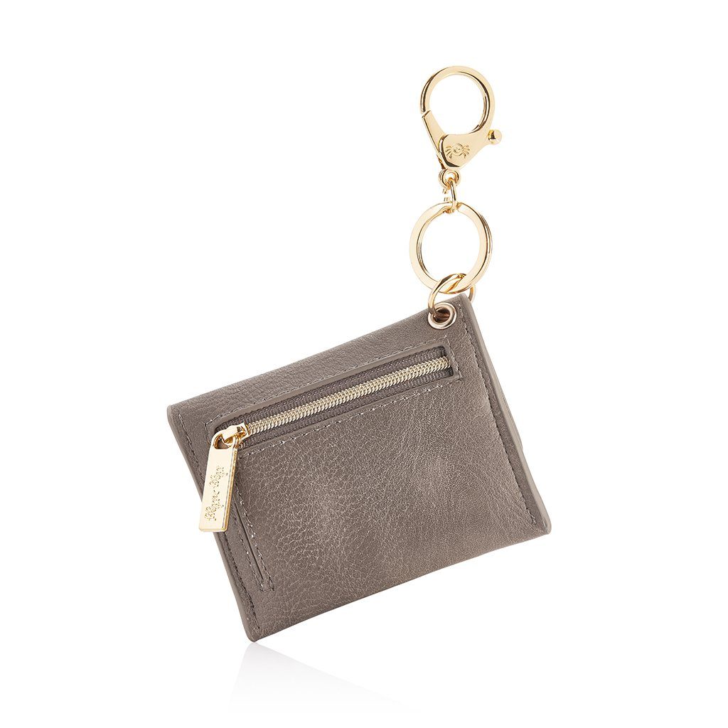 Mini Wallet Card Holder and Key Chain Charm