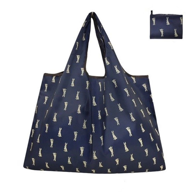 Women's Minimalist Classic Style Color Block Oxford Cloth Shopping Bags