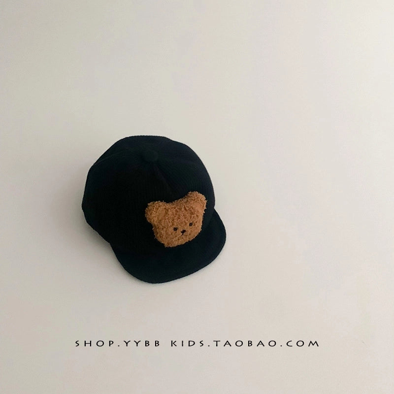 Korean Baby Hat Spring And Autumn Children's Baseball Cap Baby Cap Soft Eaves Sunshade Winter Children's Hat