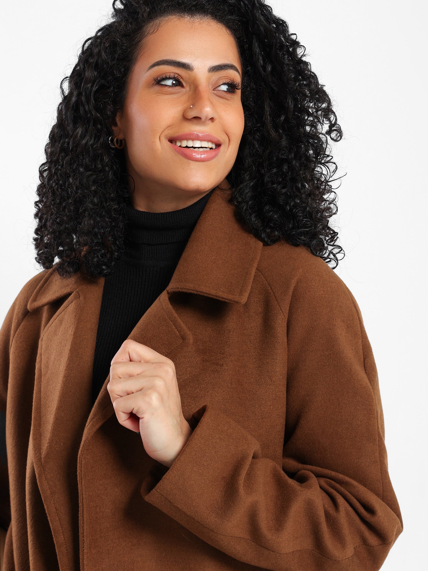 Oversized Wool-Blend Coat