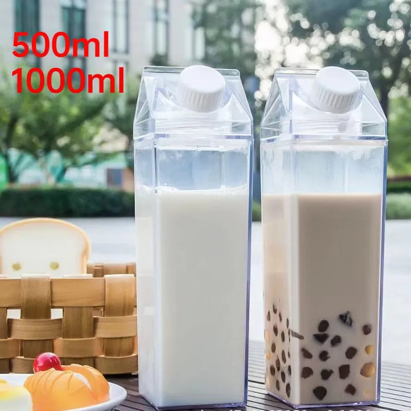 Transparent Milk Carton