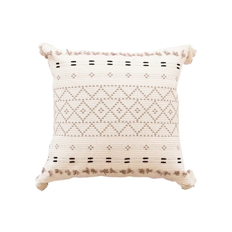 Vacation Solid Color Polyester Cotton Pillow Cases