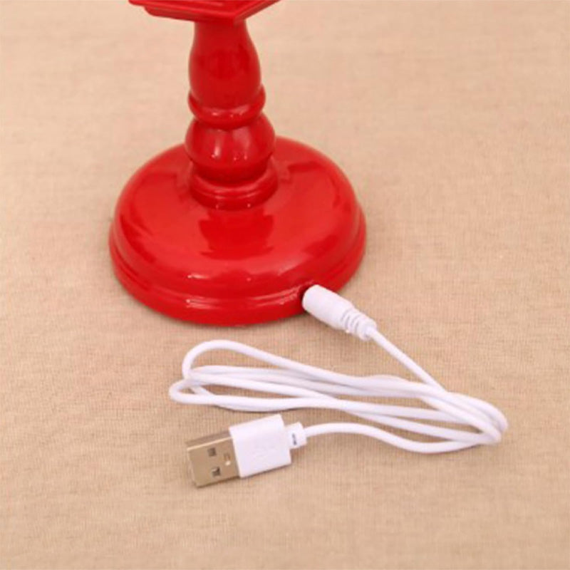 Kerstmis Lichtgevende Sneeuw Nachtlampje met Muziek