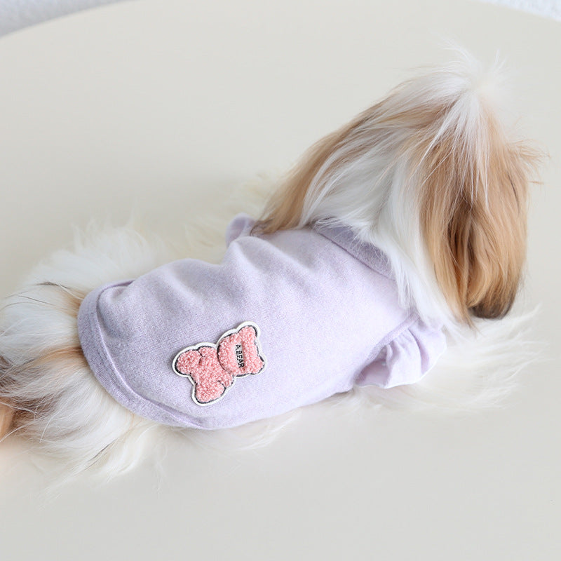 Teddy Bear Design Soft Dog Cat Vest