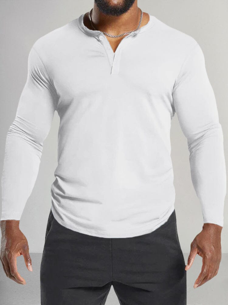 Classic Fit Soft Henley Shirt