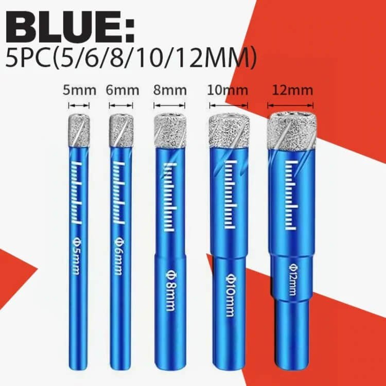 Brazed Dry Drill Hole Drill Bits