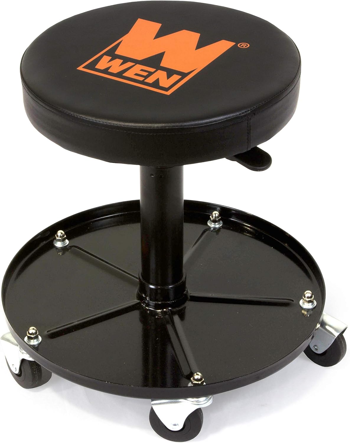300-Pound Capacity Pneumatic Rolling Mechanic Stool