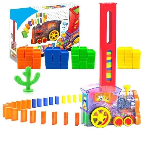 🔥  Promotion 40% OFF🔥🔥 - Dominoes Automatic Domino Train Educational Toy