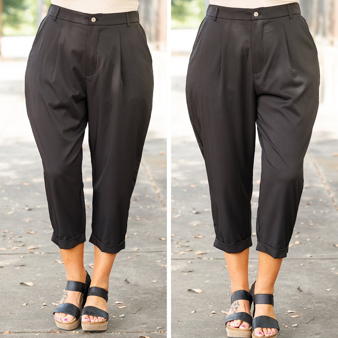 It's Strictly Business Pants. Black