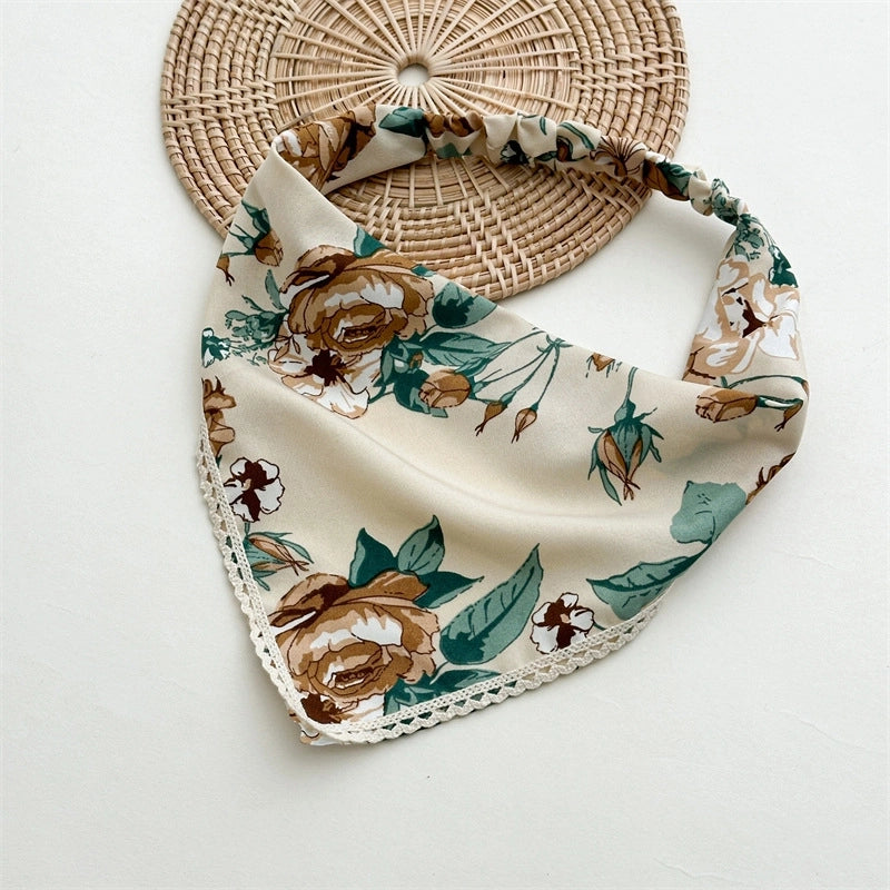Women's Minimalist Geometric Cloth Bandanas