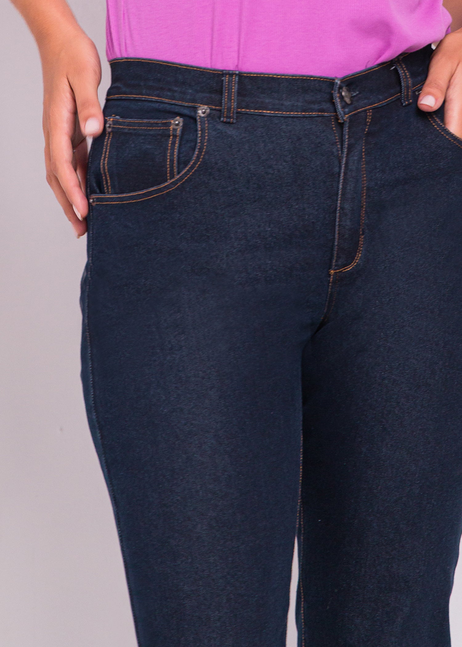 Straight Leg Denim Pant